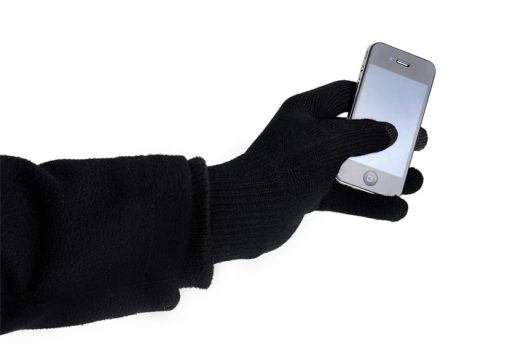 black touchscreen gloves
