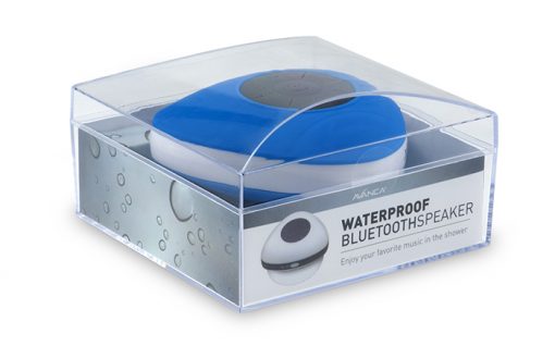 De waterproof bluetooth speaker is stijlvol verpakt